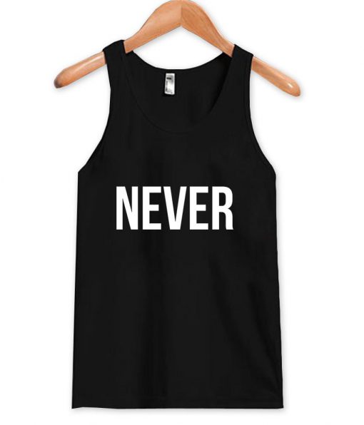 never  tanktop black