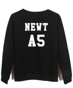 newt A5 maze runner back sweatshirt back