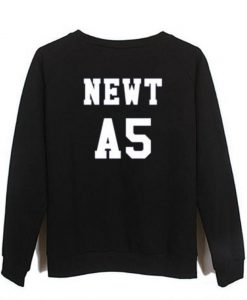 newt A5 maze runner back sweatshirt back