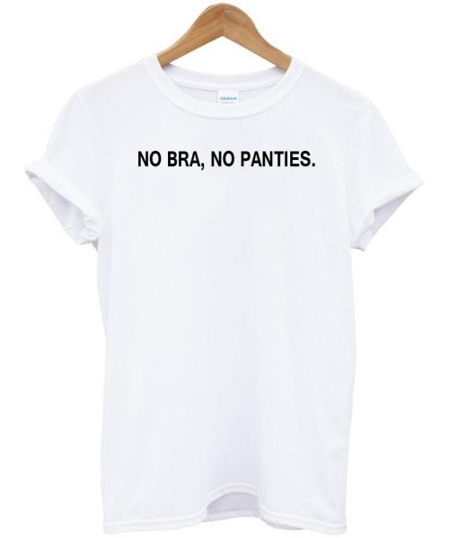 no bra T shirt