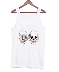 no evil skull tanktop