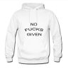 no fuck given hoodie