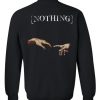 nothing sweatshirt back