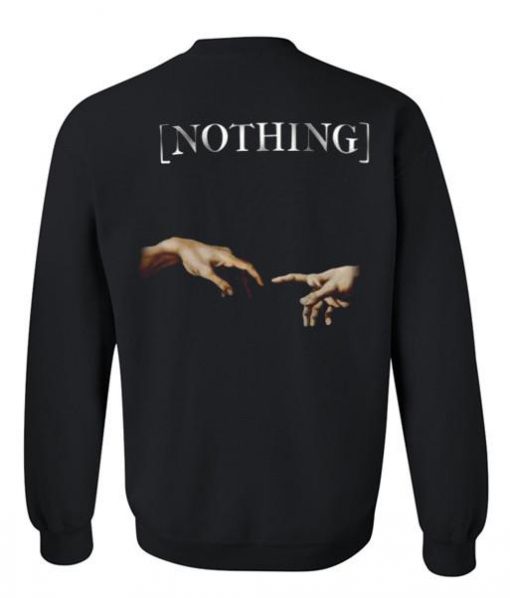 nothing sweatshirt back