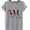 nyc danskin tshirt