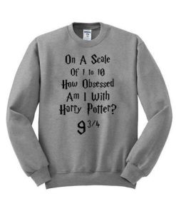on a scale harry poter sweatshirt