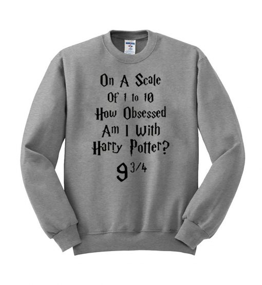 on a scale harry potter sweatshirt