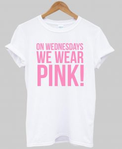 on wednesday we wear pink T shirt