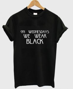 on wednesdays tshirt