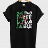 one two three tshirt