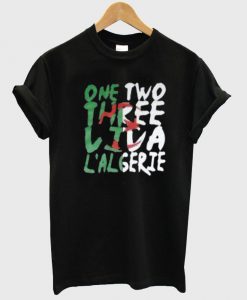 one two three tshirt