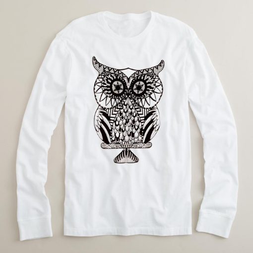 owl  long sleeve