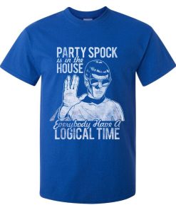 party spock is in the house T shirt blue