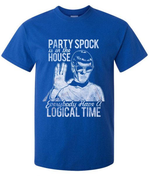 party spock is in the house T shirt blue