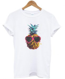 pineapple with sunglasses T shirt