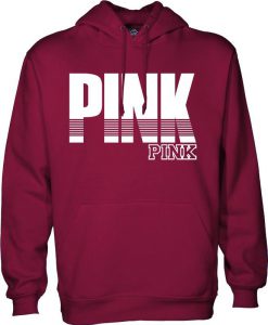 pink hoodie