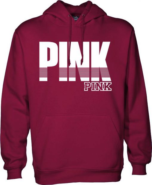 pink hoodie