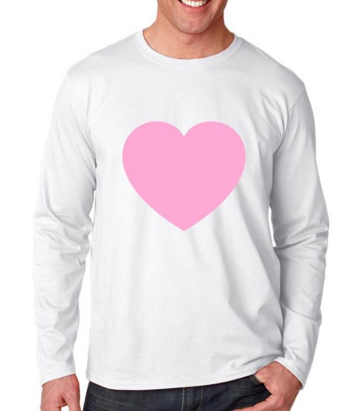 pink love heart longsleeve