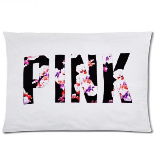 pink pillow case