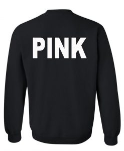 pink sweatshirt back