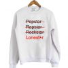 popstar rapstar rockstar lonestar sweatshirt col 2