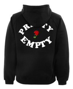 pretty empty back hoodie