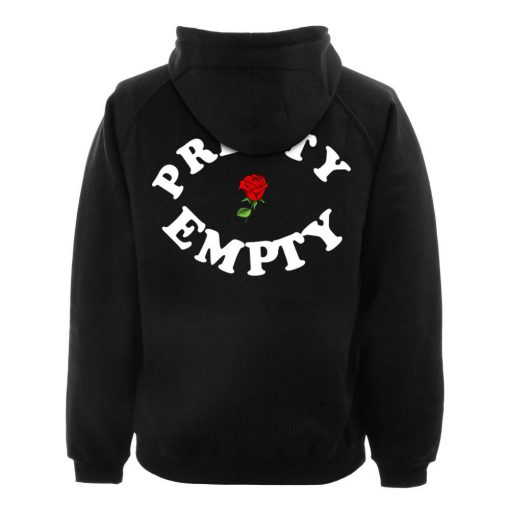 pretty empty back hoodie