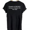 property of wicked maze runner tshirt back shirt