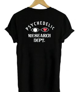 psychedelic tshirt back