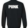 punk sweatshirt back