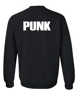 punk sweatshirt back