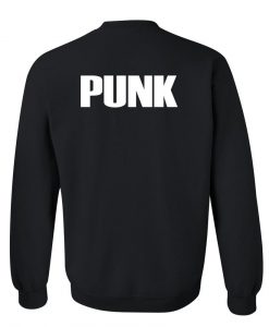 punk sweatshirt back