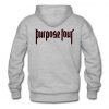 purpose tour hoodie back