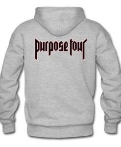 purpose tour hoodie back