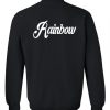 rainbow sweatshirt back