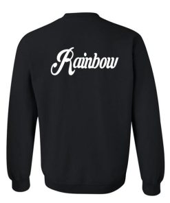 rainbow sweatshirt back