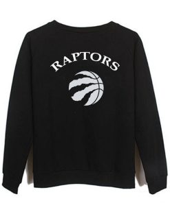 raptors back sweatshirt back printed