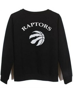 raptors back sweatshirt back printed