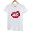 red lips shirt T shirt