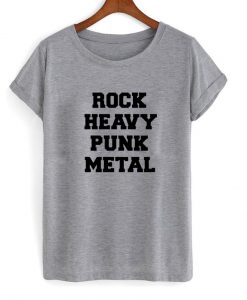 rock heavy punk metal T shirt