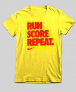 run score repeat T shirt