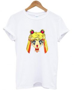 sailor moon face tshirt