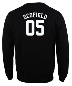 scofield 05 jersey sweatshirt back