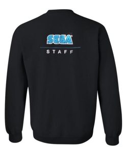 sega staff sweatshirt back