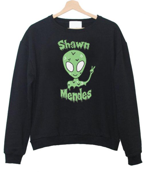 shawn mendes alien sweatshirt