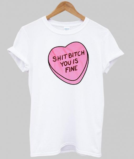 shit bitch you is fine tshirt