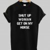 shut up T shirt