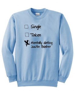 single taken sweatshirt