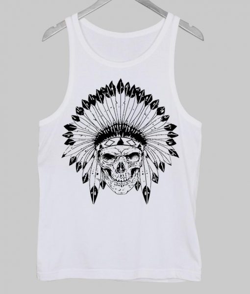 skull indiana Tank Top