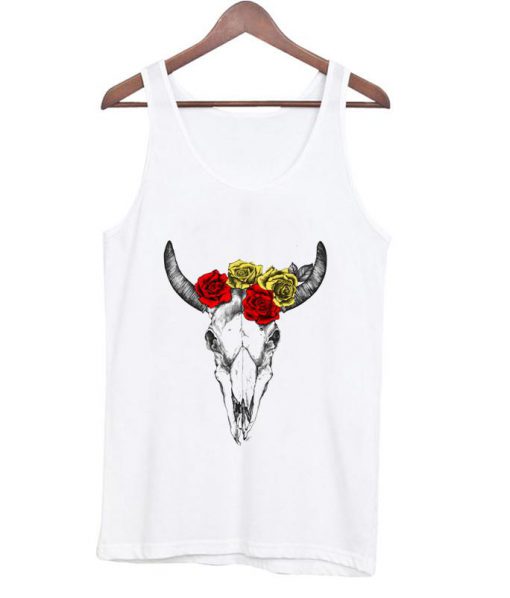 skull rose tanktop